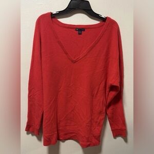 Gap 100% Cashmere V Neck Woman’s Sweater Size Large quiet luxury business casual